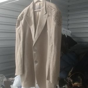 Tiglio Rosso Italian Ornate Blazer